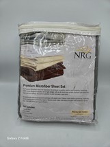 NRG Microfiber Fitted Sheet Set 3 Piece Massage 100% Double Brushed Polyester - $39.59