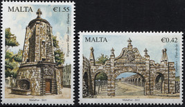 Malta. 2015. Treasures of Malta Series III - Aqueducts (MNH OG) Set of 2 stamps - £4.61 GBP