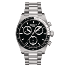 Tissot PR516 Chronograph 40 MM Black Dial SS Quartz Watch - T149.417.11.051.00 - £349.05 GBP