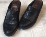 Clarks Women’s Leather Slip-On Comfort Mules Sz 9M Black Punch Pattern 2... - $27.76