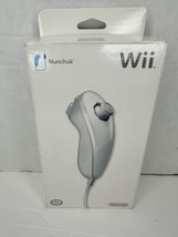 Official OEM Nintendo Wii White Nunchuk Controller RVLAFW1 USZ NEW Sealed 2009 - £10.96 GBP