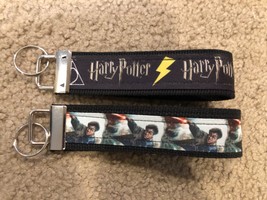 New Handmade Harry Potter Logo Flags Wristlet Key Chain Hand Lanyard Key... - $114.09 MXN