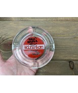 Vintage Winston No Bull Glass Ashtray Nothin&#39; But Taste Tobacco Advertising - €12,76 EUR