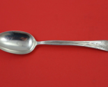 Lap Over Edge Acid Etched By Tiffany Sterling Teaspoon w/ easter lily 6&quot; - $206.91