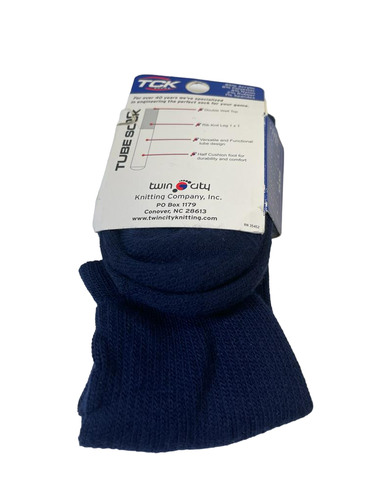 Twin City Strickerei Socken Herren Athletic Rohr Socke, Marineblau - $8.96