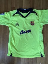 Optimus FC Barcelona Yellow Soccer Jersey Mens Size M/L Soccer - £14.92 GBP