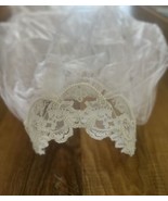 Bridal Veil Beautiful White Mid-Length Lace Bridal Wedding With Appliqué... - £23.46 GBP