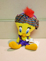 Warner Bro&#39;s. 1998 Tweety Bird Plush Toy Looney Tunes Stuffed Animal Genie (NEW) - £8.59 GBP