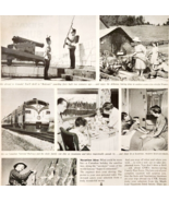 1956 Canadian National Railways Advertisement Canada Train Railroad DWJJ10 - $551.07 MXN