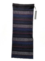 House of Harlow Midi Striped Knit Skirt Black Multi ( M ) - £71.19 GBP