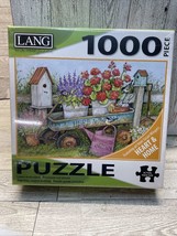 BLUE WAGON 1000 Piece Puzzle Susan Winget’s Heart &amp; Home 2020 LANG New S... - $15.00