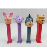 Vtg Lot of 4 Winnie The Pooh Pez Dispensers Heffalump, Pooh, Eeyore, &amp; P... - $17.58 CAD
