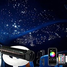 Firework Car Use Bluetooth 6W Rgb Led Fiber Optic Star Ceiling Kit, APP/Remote - £66.67 GBP