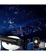 FIREWORK Car Use Bluetooth 6W RGB LED Fiber Optic Star Ceiling Kit, APP/... - £66.01 GBP