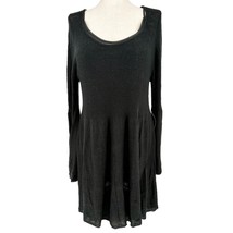 Venus Sweater Dress Womens 2X Black Camisole Lining Bell Sleeves NWT - £27.37 GBP