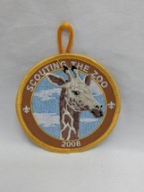Scouting The Zoo 2008 Giraffe Boy Scout Embroidered Iron On Patch 3&quot; - $43.55