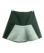 Sandro Knit Mini Skirt Size 1 Black and Grey - £18.63 GBP