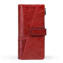 Contact&#39;s Women Wallets  Design High Quality Leather Wallet Female Hasp Fashion  - £64.51 GBP