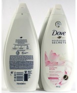 2 Bottles Dove 25.3 Oz Nourishing Secret Glowing Ritual Lotus Flower Bod... - $43.47 CAD