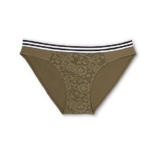 Xhilaration Womens Bikini Riverweed Lace Panties Size L 11-13 NWT - £6.30 GBP