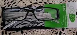 Foster Grant ~ Jungle ~ Plastic Frame Reading Glasses ~ +1.50 ~ LO0312 ~... - $22.44