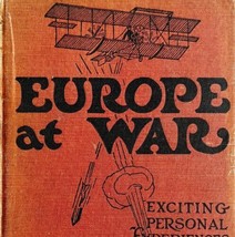 1914 Europe At War BOOK COVER Craft Supply WW1 Biplane Military DWR1 - £15.92 GBP