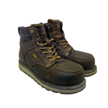 Keen Men&#39;s 6&quot; Cincinnati Composite Toe Work Boots 1023239D Brown Size 10.5D - $151.99