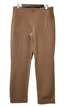 J.Jill 1(8) Tan Ponte Knit The Ultimate Fit Ankle Juliet Pull On Pants High Rise - £23.56 GBP