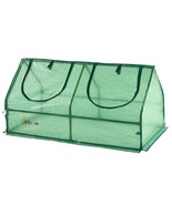 Small Garden Cloche Greenhouse Mini Compact Outdoor Seed Starter, Green ... - $747.57 MXN