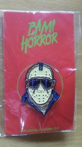 Friday the 13th Jason Voorhees Scary 80&#39;s Bam Box Exclusive Fan Art Enamel Pin - £11.95 GBP