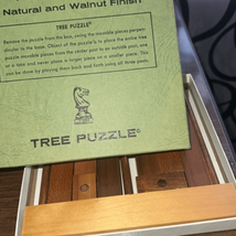 Wood Tree Puzzle Drueke Games Hand Crafted Brain Teaser Novelty Vintage ... - $17.64