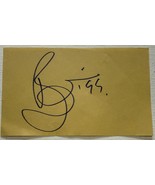 Bono Autographed Signed Vintage 3x5 Signature Page &quot;U2&quot; - $100.00