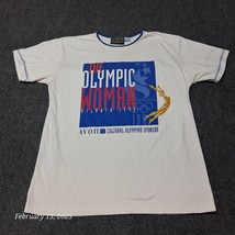 * Vintage 1996 The Olympic Woman Games Collection Shirt Adult M / L White - $13.93