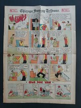 1930 Chicago Sunday Tribune Color Comics April 19 The Grumps &amp; Harold Teen - £23.58 GBP