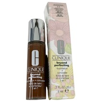 Clinique Beyond Perfecting Foundation + Concealer .2 oz Mahogany New - $15.83