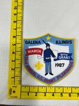 1987 Galena, Illinois 33rd Annual US Grant Pilgrimage Scout Large Patch BSA - $34.65