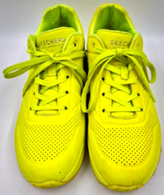 Skechers  Neon Yellow Womens Size 8 Athletic Shoes 73667 Bright Highlighter - £35.96 GBP