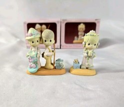 Precious Moments Set of 2 May Your Christmas Be Delightful + Our First Christmas - £12.64 GBP