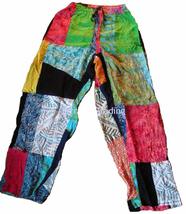 Fair Trade Patchwork Trousers with Real Patches by Terrapin (Medium) [Apparel] M - £24.55 GBP