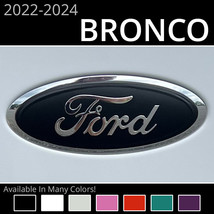 BocaDecals 2022-2025 Ford Bronco Rear Emblem Overlay Insert Decal (Set o... - $12.99