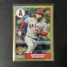 2022 Topps Series 1 Baseball Anthony Rendon Silver Pack Mojo T87C-72 Angels - £1.57 GBP