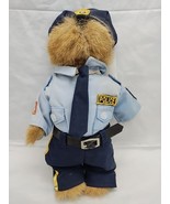 Vintage Six Flags Bear Police Officer Stuffed Animal Plush With Tag - $29.69
