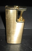 Vintage GOLD Tone Automatic Gas Butane Jet lighter - £5.48 GBP