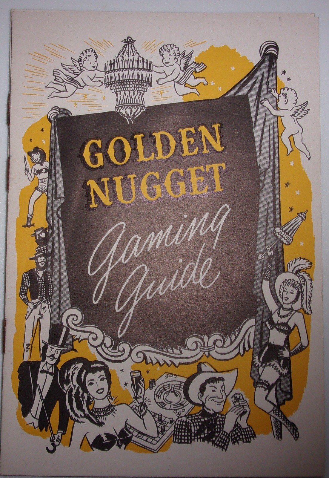 Vintage 1949 Golden Nugget Hotel Casino Las Vegas Nevada Gaming Guide 16... - $7.99