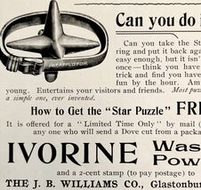 Ivorine Wash Powder 1897 Advertisement Victorian Soap Laundry Detergent ... - $14.01 CAD