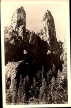 Rppc Real Photo Postcard: Cathedral Spires - Yosemite Valley, Ca Bk40 - £1.56 GBP