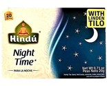 Hindu Night-Time Tea Chamomile-Louisa-Linden-Lemon Balm-Mint 20 Bags (Pa... - $16.52