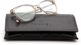 New CHANEL 3446 c.1723 Taupe EYEGLASSES FRAME 50-16-140mm B40mm Italy - £201.44 GBP