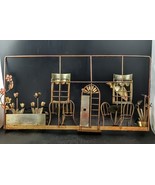 c.1970s Metal Wire Sculpture Copper Cafe/Bar/Bistro Scene, Hong Kong 19&quot;... - €38,52 EUR