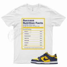 White SUCCESS T Shirt for N Dunk Low Michigan Varsity Maize Midnight Navy - £20.27 GBP+